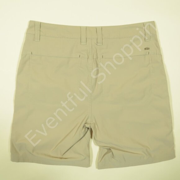 Stio Coburn Shorts Mens 33 Tan Performance Stretch Woven - Picture 3 of 9